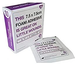 ActivHeal Foam Adhesive Dressing 7.5cm x 7.5cm (x10)