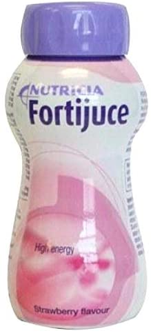 24x Fortijuce Fortijuice Strawberry High Energy Juice Supplement 200ml Bottle
