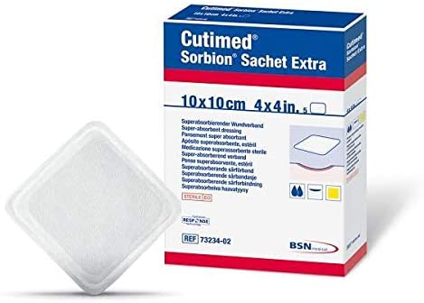 Cutimed Sorbion Sachet Extra Dressing 20cm x 10cm x 5