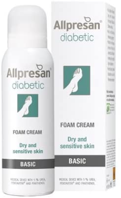 GlucoRx Allpresan Diabetic Foot Foam Cream Basic 300ml x1