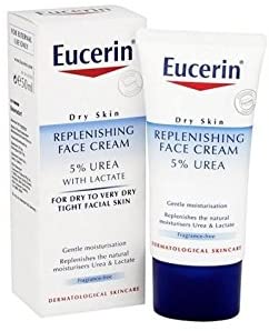 Eucerin® Dry Skin Replenishing Face Cream 5% Urea With Lactate (50ml) (Pack of 2)
