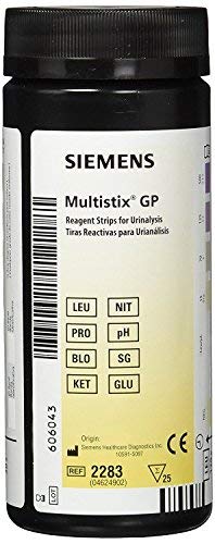 Siemens F12404 Multistix GP Urine Test Sticks - Pack of 25
