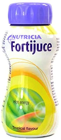 24x Fortijuce Fortijuice Tropical High Energy Juice Supplement 200ml Bottle