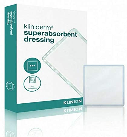 Kliniderm Superabsorbent Dressing 10cm x 20cm (Packs of 10)