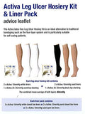 Activa British Standard Leg Ulcer Hosiery Kit, Large, Black/Sand - 40mmHg