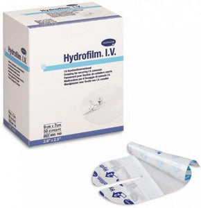 Hydrofilm IV Dressing for securring cannulas 9 x 7cm (50pcs)