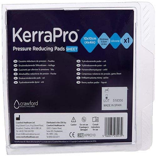 Kerrapro Sht Dressing Pads, 10 cm x 0.3 cm, Pack of 5