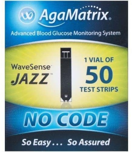 AgaMatrix WaveSense Jazz Test Strips x 50