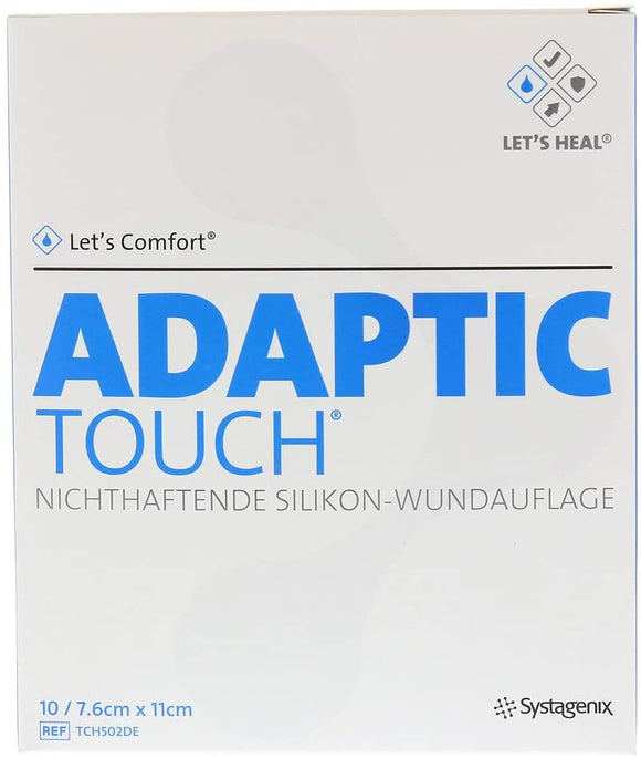 Adaptic Touch Non-Adhesive Silicone Wound Dressing - 7.6 x 11 cm - Pack of 10