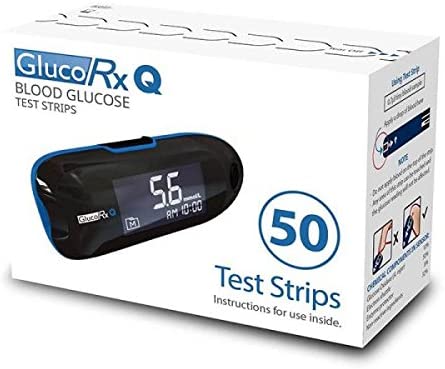 GlucoRx Q Glucose Test Strips (Pack of 50) (349-1347)