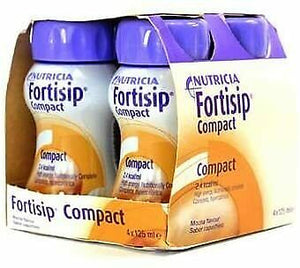 4 x Fortisip Compact Mocha (4 x 125ml) - Total 16 x 125ml - NEW STOCK