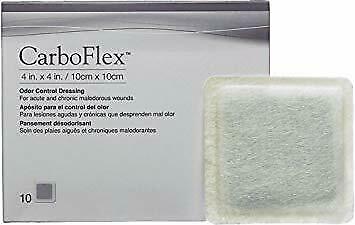 Carboflex Odour Control Dressings S7660 10cm x 10cm (1 Pack of 10)