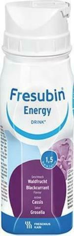 24 x Fresubin Energy 1.5kcal/ml Blackcurrent Flavour 200ml (24 x 200ml) - NEW