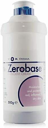 2 x Zerobase Cream Pump Dispenser 500g for Inflamed, Dry and Chapped Skin