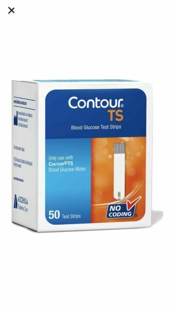 3 x 50 Contour TS Blood Glucose Test Strips (3 packs of 50 test strips)