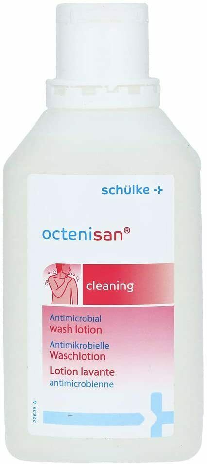 2 X Schülke - Octenisan Antimicrobial Wash Lotion (2 x 500ml) - New stock