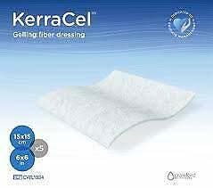 KerraCel Gelling Fiber Dressing 15cm x 15cm (Pack of 5)