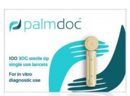 Palmdoc 0.38mm, 30G Lancets - (Box of 100) - NEW STOCK - Free P&P