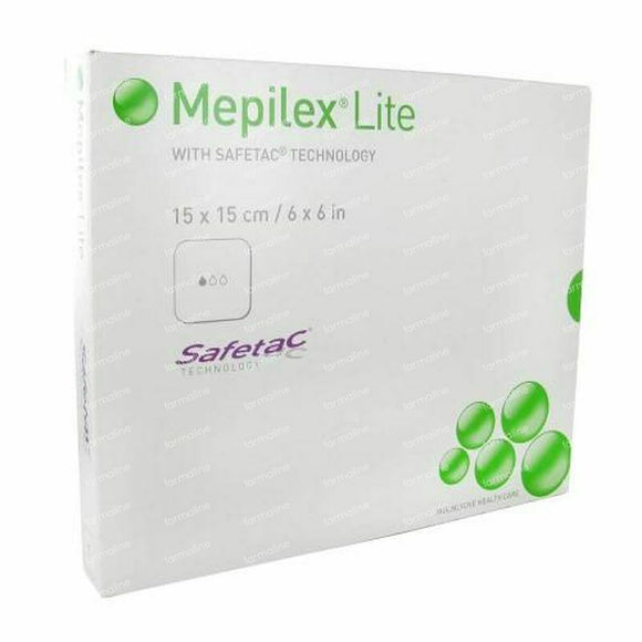 5 x MEPILEX LITE 284300 15cm x 15cm (1 box of 5)