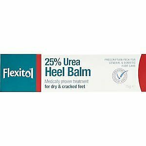 Flexitol Heel Balm - 2 tubes of 75g (Hydrating balm for very dry / cracked feet)