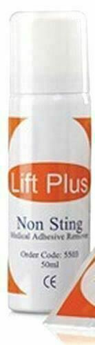 Lift Plus Non-Sting Medical Adhesive Remover Spray 50ml - New Stock - Free P&P