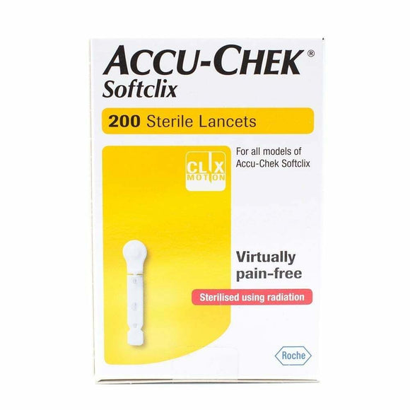Accu-Chek Softclix Lancets - Pack of 200 - New Stock - Free P&P