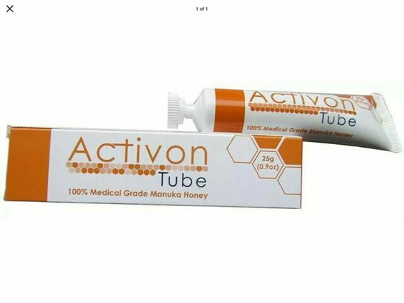 2 x Activon Manuka Honey Dressing Tube 25G - UK Pharmacy - Free P & P