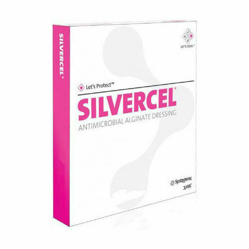 10 x Silvercel Antimicrobial Dressing 11cm x 11cm (Pack of 10 dressings)