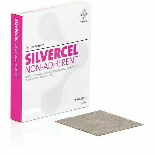 2 x Silvercel Non Adherent Dressing 5cm x 5cm CAD7050 (2 Packs of 10)
