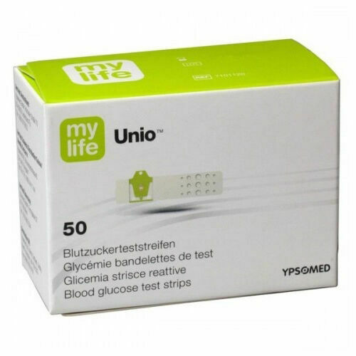 Mylife Unio Blood Glucose Test Strips (Pack of 50) - New stock free P&P