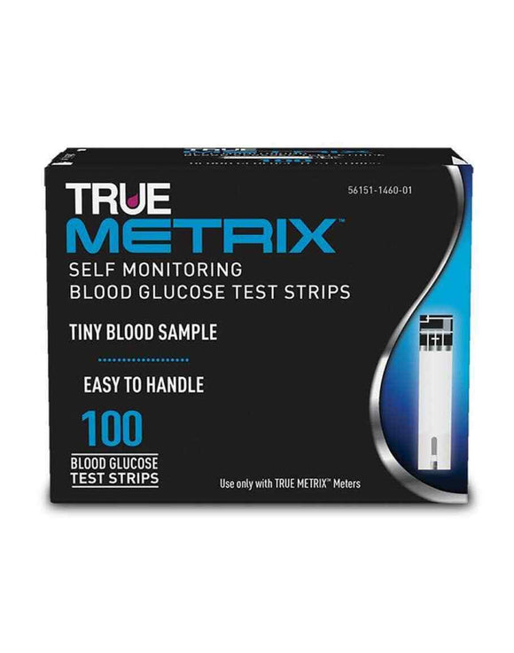 True Metrix Blood Glucose Test Strips - Box of 100