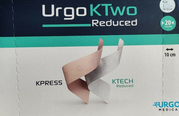 Urgo K-Two Reduced Compression Bandage 25-32cm, 20mmHg - Free P&P