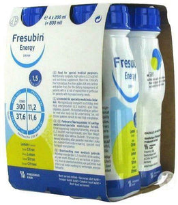 24 x Fresubin Energy 1.5kcal/ml Lemon Flavour 200ml (6 x 4 x 200ml) - NEW