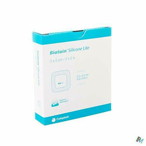With the new design we introduce a perforated, soft silicone adhesive wound contact layer, which delivers a secure fit without compromising superior absorption. Biatain Silicone and Biatain Silicone Lite are foam dressings that can be used on a wide range of exuding wounds