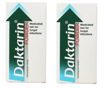 2 x Daktarin Anti Fungal Athletes Foot Powder (2 packs of 20g)