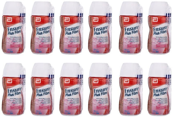 Ensure Plus Fibre Strawberry (Bottle) 200ml - Multipack (12)