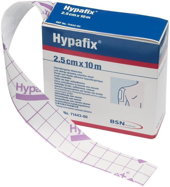 Hypafix Adhesive Dressing Tape 2.5cm x 10m x 6