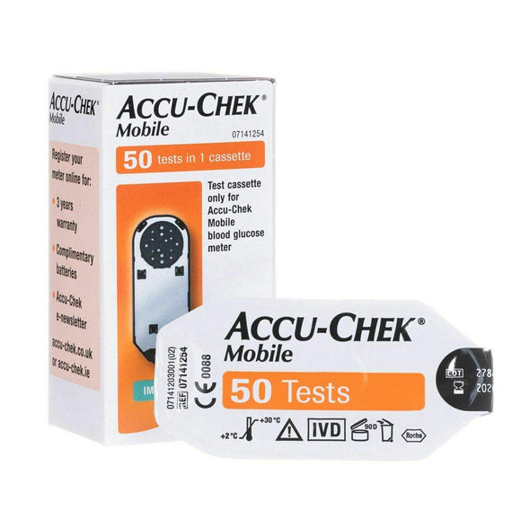 Accu-Chek 4026324 Mobile Test Cassette, 50 Test, 100g
