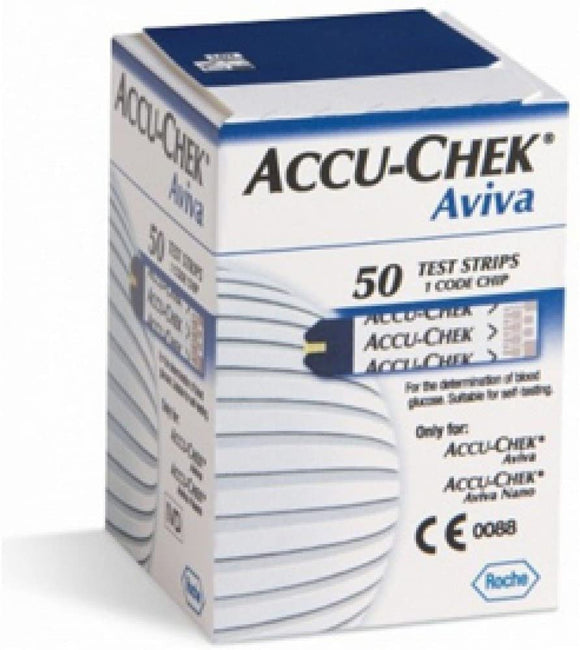 Aviva Test Strips For Measuring Blood Glucose Pack 50 Pieces