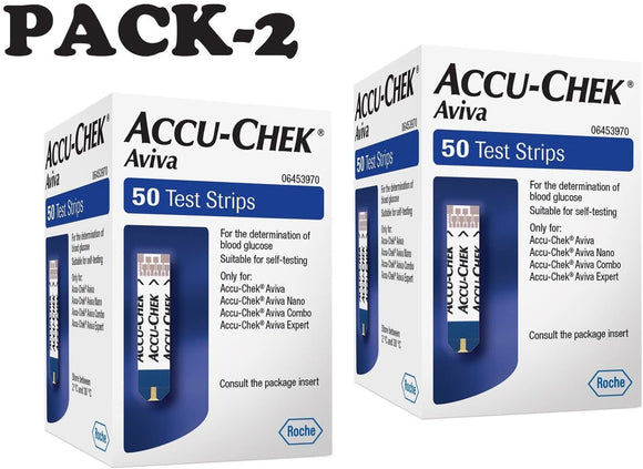 ACCU-CHECK AVIVA TEST STRIPS 50 X 4 (Pack of 4)