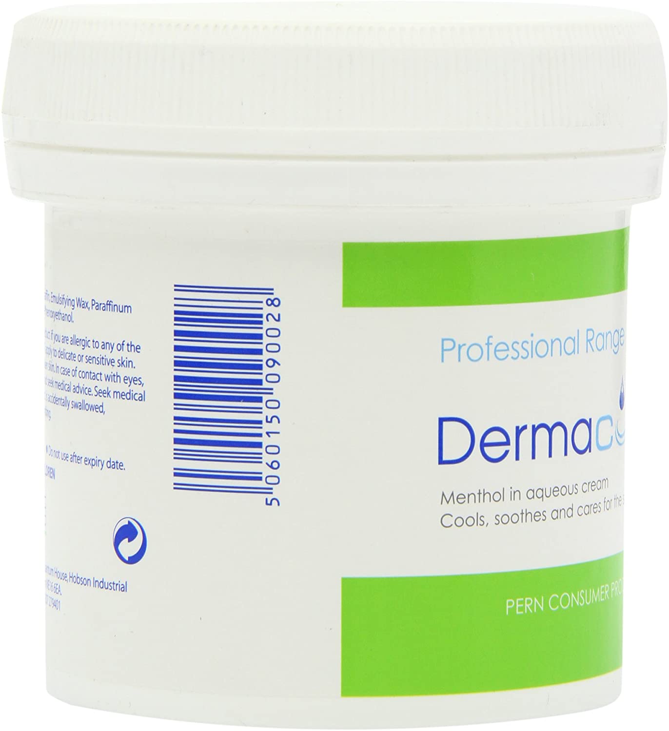Dermacool Dermacool 2% Menthol in Aqueous Cream 500g – Harpers Healthcare