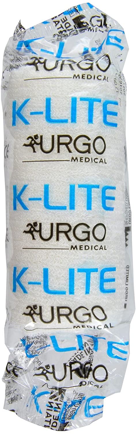 Urgo K-Lite Type 2 Light Support Bandage, stretched, 15cm x 4.5m, Pack of 16