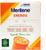 4 x Meritene Energis Vegetable Soup, 50g Sachets, Pack of 10