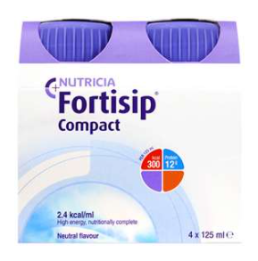 6 x Fortisip Compact Neutral (4 x 125ml) - Total 24 x 125ml