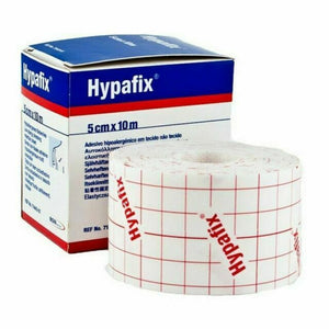 3 X Hypafix Non-Woven Self Adhesive Tape 5cm x 10m (3 Packs of 5cm x 10m)