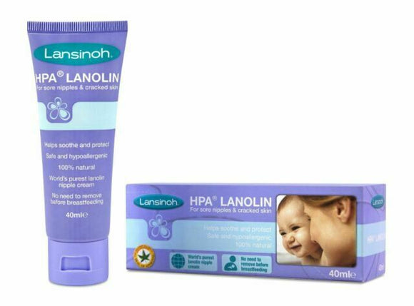 3 x Lansinoh HPA Lanolin Cream 40ml (3 tubes of 40ml)