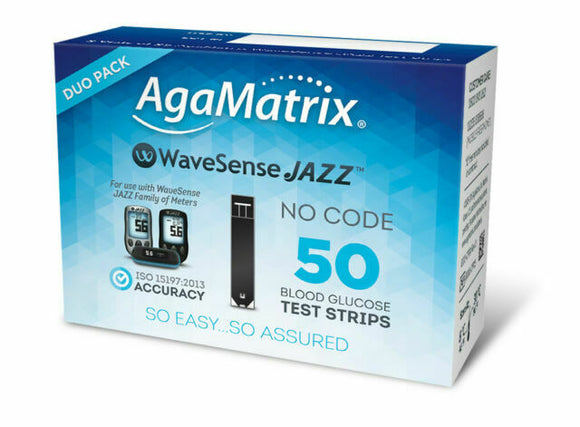 WaveSense Jazz DUO Test Strips (2 x 25) - New stock - Free P&P